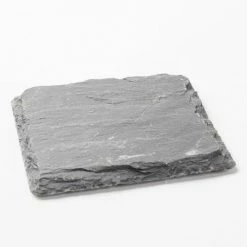 Richland Square Natural Slate Coaster 4" Set Of 4 Candle Holders 5 Richland Square Natural Slate Coaster 4