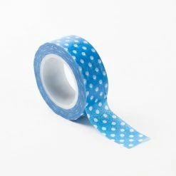 Birthday Party Richland Washi Tape Blue Polka Dot 30 Feet