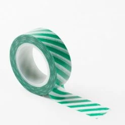 Richland Washi Tape Green Stripe 30 Feet Birthday Party