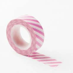 Birthday Party Richland Washi Tape Pink Stripe 30 Feet