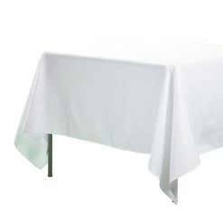 Richland Square Tablecloth 70"x70" White Set Of 10
