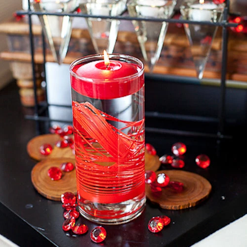 Richland Floating Candles 3" Red Set Of 24 Ceremony 2 Richland Floating Candles 3" Red Set Of 24 Ceremony