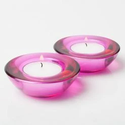 Richland Eastland Chunky Tealight Candle Holder Pink Set Of 96
