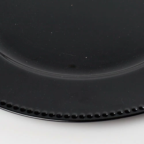 Richland Beaded Charger Plate 13" Black Set Of 12 Weddings 2 Richland Beaded Charger Plate 13" Black Set Of 12 Weddings