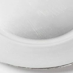 Weddings Richland Plain Charger Plate 13" Silver Set Of 24
