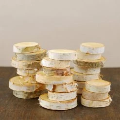 Richland 24 Birch Tree Round Pieces 1.5" -2.75" Bachelorette Party