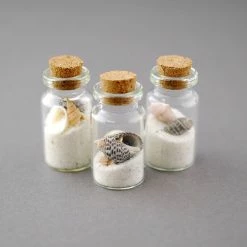 Richland Mini Glass Bottles With Cork 7ml 1.5in (Pack Of 12)