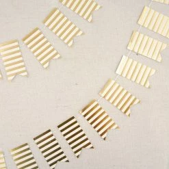 Save-On-Crafts Shop By Event Mini Swallowtail Banner Gold (55 Pennants)