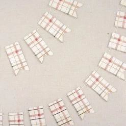 Richland Mini Swallowtail Plaid Paper Banner Plaid 8' Shop By Event