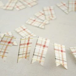 Richland Mini Swallowtail Plaid Paper Banner Plaid 8' Shop By Event