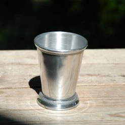 Richland Weddings Mint Julep Cup Vase Silver 4.5in