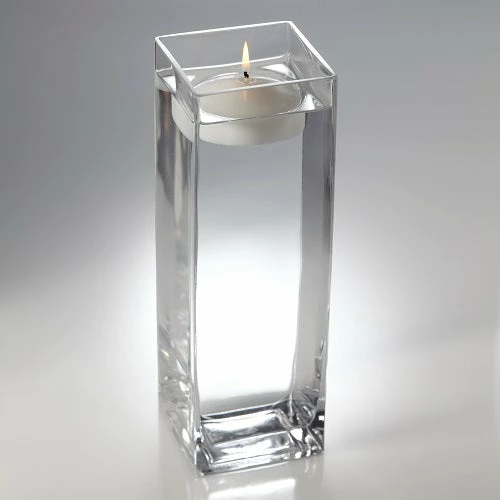 Richland Eastland Square Floating Candle Holder 12" Set Of 6 Square Vases 1 Richland Eastland Square Floating Candle Holder 12" Set Of 6 Square Vases