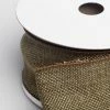 Shop By Event Richland Burlap Ribbon With Wire Olive 2.5" X 10 Yards