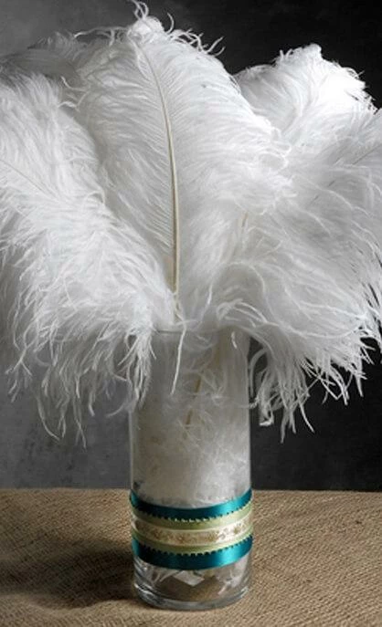 Richland Shop By Event 12 White Ostrich Feathers 9-13in 1 Richland Shop By Event 12 White Ostrich Feathers 9-13in