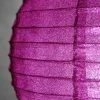 Richland Shop By Event Dark Pink Glitter 12" Hanging Paper Lanterns