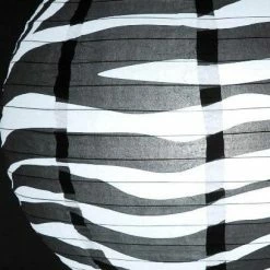 Richland 14" BLACK & WHITE ZEBRA Paper Lanterns Shop By Event