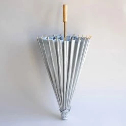 Richland Paper Parasol Silver 32in