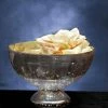 Richland Shop By Event Bowl Glass Pedestal Silver Mercury 7.25in