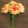 Richland Seasonal Parties Coral Orange Peony Bouquet