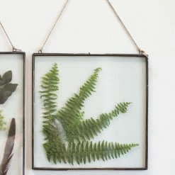 Richland Shop By Event Hanging Metal Double Glass Frame 14" X 14.75"