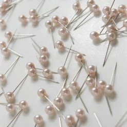 Richland Pink Champagne Pearl Top Pixie Pins Pack Of 100 Valentine's Day