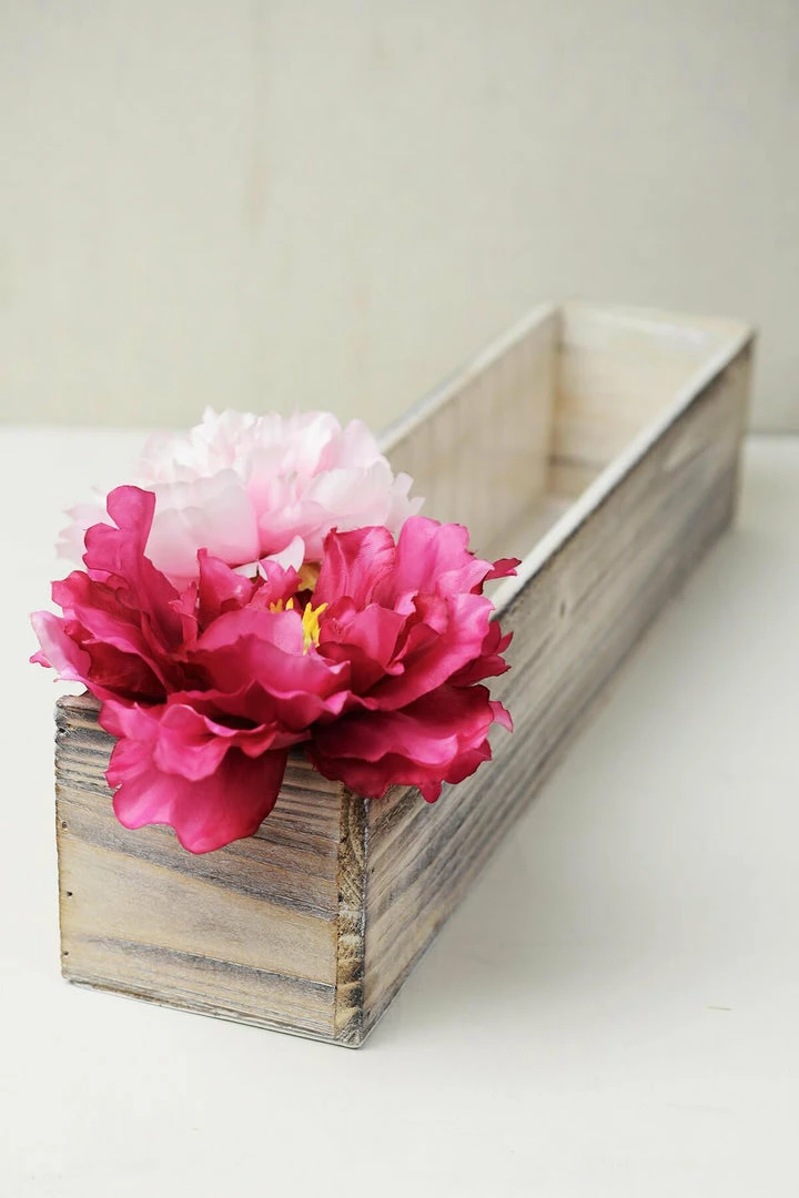 Richland White Washed Wood 20x4 Planter Box Shop By Event 2 Richland White Washed Wood 20x4 Planter Box Shop By Event