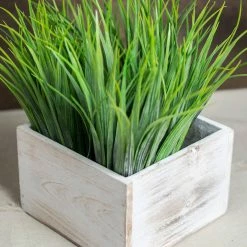 Richland Whitewashed Wood Square Planter Box 6x6 Shop By Event