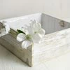 Richland White Wood Square Planter Box 9x9