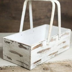 Richland Wood Planter Box Basket With Handles 6x12in Shop By Event