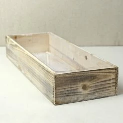 Richland Shop By Event White Washed Wood 18x6x3 Planter Box
