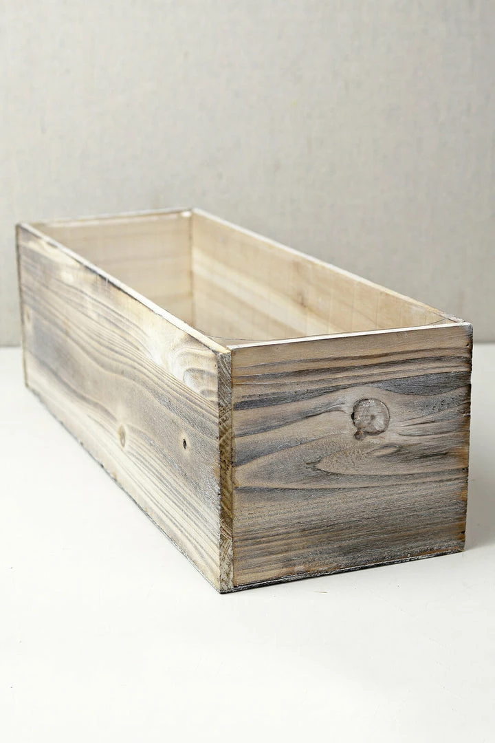 Richland White Washed Wood 18x6 Planter Box Shop By Event 2 Richland White Washed Wood 18x6 Planter Box Shop By Event