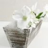Richland Whitewashed Tapered 4x12 Planter Boxes Wood