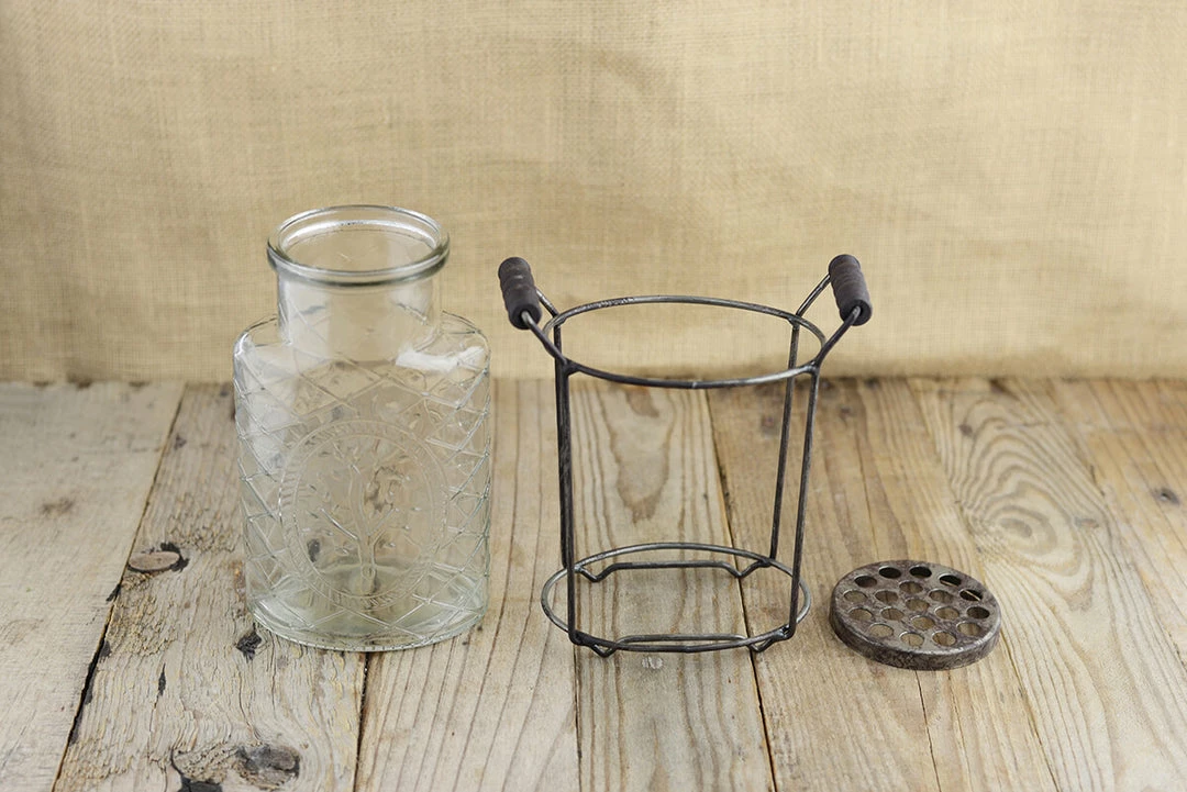 Richland Engagement Party Lattice Glass Potpourri Vase 2 Richland Engagement Party Lattice Glass Potpourri Vase