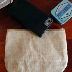 Richland Zippered 7" X 5" Burlap Bag Set Of 6 Thanksgiving