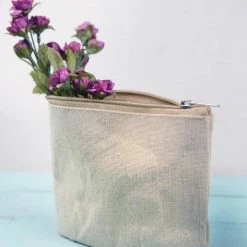 Richland Zippered 7" X 5" Burlap Bag Set Of 6 Thanksgiving