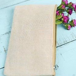 Richland Thanksgiving Zippered 9" X 5" Burlap Bag Set Of 6