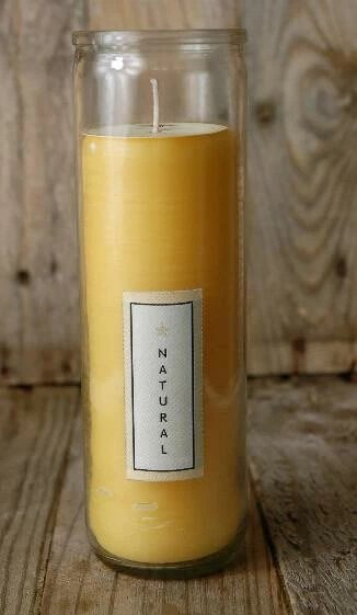 Richland Pure Beeswax Sanctuary Glass Candle 8" Shop By Event 1 Richland Pure Beeswax Sanctuary Glass Candle 8" Shop By Event