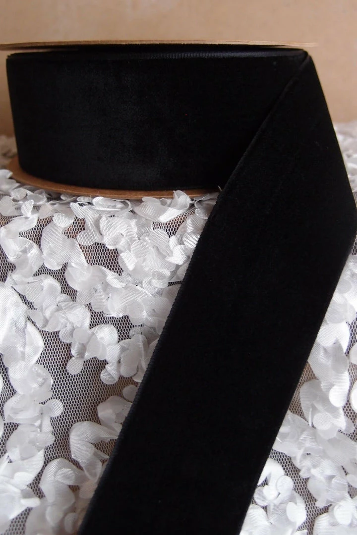 Richland Black Velvet Ribbon SF 1.5in X 10yd Shop By Event 1 Richland Black Velvet Ribbon SF 1.5in X 10yd Shop By Event