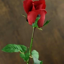 Richland Dozen Long Stem Red Roses, Artificial Roses Seasonal Parties