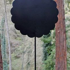 Richland Shop By Event 22" Scalloped Round Metal Chalkboard With Stand