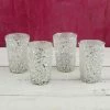 Richland Sequin Votive Holders Silver 4in (Pack Of 4) Shop By Event
