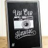 Save-On-Crafts Hashtag Chalkboard Sign 7x10in Anniversary
