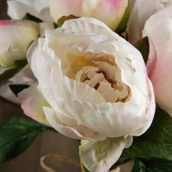 Richland Peony Bouquet Silk Cream Flowers Fall