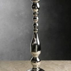 Richland Silver Plated Pillar Candle Holder