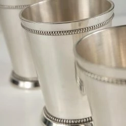 Richland Weddings Mint Julep Cup Vase 4" Silver Plated