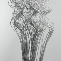 Richland Anniversary Natural Curly Ting METALLIC SILVER SPARKLE (32 Pieces) 27"