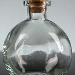 Richland 12 Round 4in Glass Ball Bottles 8.5oz Weddings