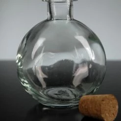 Richland 12 Round 4in Glass Ball Bottles 8.5oz Weddings