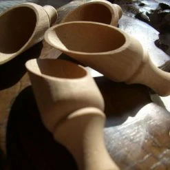 Richland 10 Wood Scoops 3-1/2"