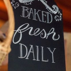 Richland Shop By Event Standing Metal Chalkboard 14x9